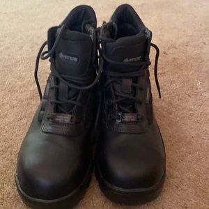 Black Steel Toe Boots